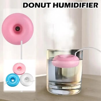 Mini Donut Negative Ion Humidifier USB Στρογγυλός οικιακός καθαριστής αέρα για Desktop Donut Steam Diffuser Mini Sprayer