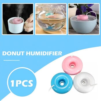 Mini Donut Negative Ion Humidifier USB Στρογγυλός οικιακός καθαριστής αέρα για Desktop Donut Steam Diffuser Mini Sprayer