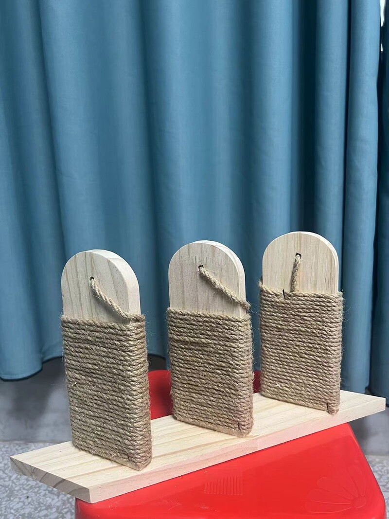 Ljestve za penjanje od punog drva, zidne, višekatne ljestve, penjalica za mačke, uže od sisala, drvene ljestve, mačka, dnevne potrepštine