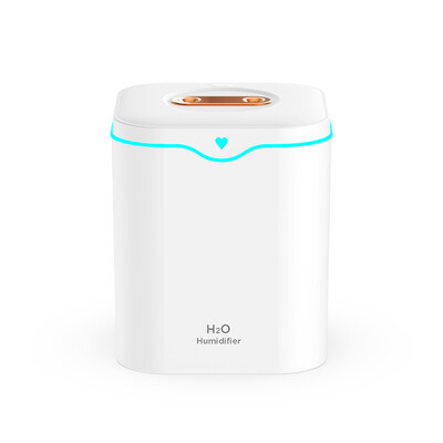 Novi USB ovlaživač Tihi dvostruki sprej 2000 ml Kućanska svjetiljka velikog kapaciteta Klima uređaj Sprej za ovlaživanje zraka