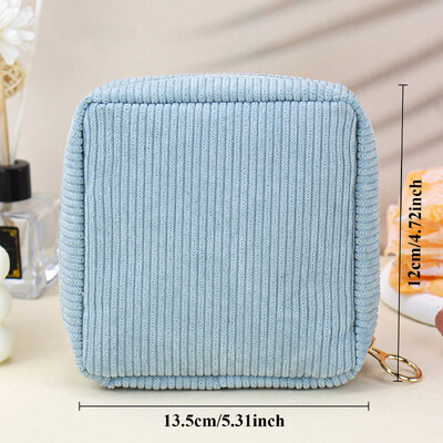 Torba za pohranu od samta Velikog kapaciteta Putna prijenosna kozmetička torbica Torbica za pohranu toaletnih potrepština Higijenski uložak