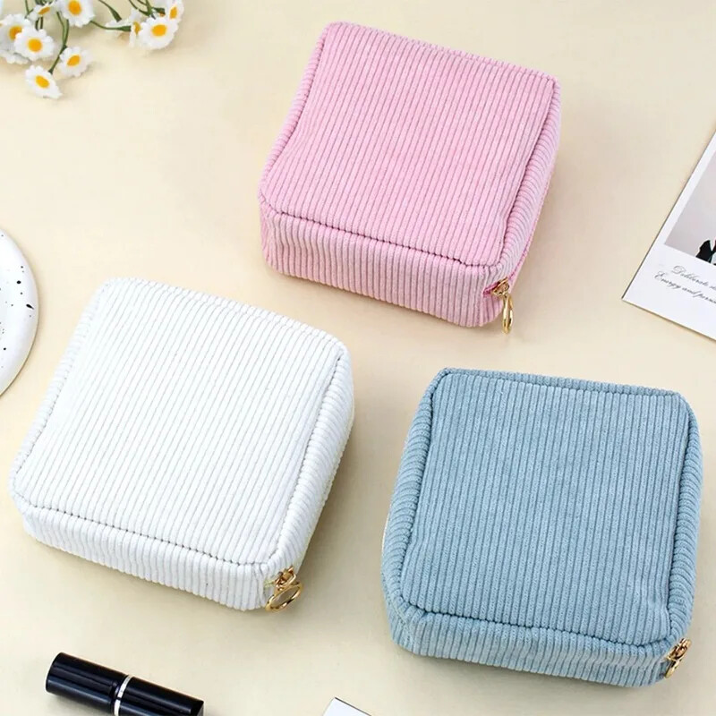 Torba za pohranu od samta Velikog kapaciteta Putna prijenosna kozmetička torbica Torbica za pohranu toaletnih potrepština Higijenski uložak