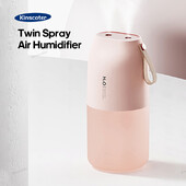 Bežični punjivi ovlaživač zraka 2000 mAh bežični raspršivač hladne magle Ultrazvučni ovlaživač zraka za automobilsku kuću s toplim noćnim svjetlom