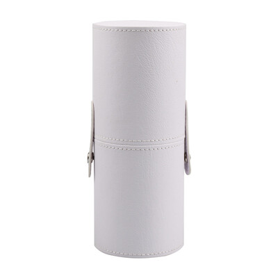 PU ādas kosmētikas birstes spainis Pārnēsājams ceļojumu kosmētikas soma Daudzfunkciju putekļu necaurlaidīgs ūdensizturīgs kosmētikas birstes cilindrs