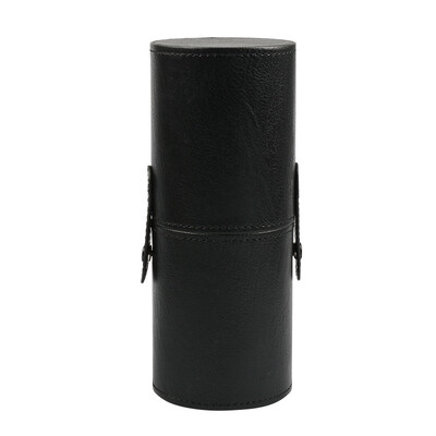 PU ādas kosmētikas birstes spainis Pārnēsājams ceļojumu kosmētikas soma Daudzfunkciju putekļu necaurlaidīgs ūdensizturīgs kosmētikas birstes cilindrs