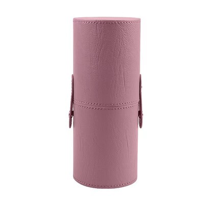 PU ādas kosmētikas birstes spainis Pārnēsājams ceļojumu kosmētikas soma Daudzfunkciju putekļu necaurlaidīgs ūdensizturīgs kosmētikas birstes cilindrs