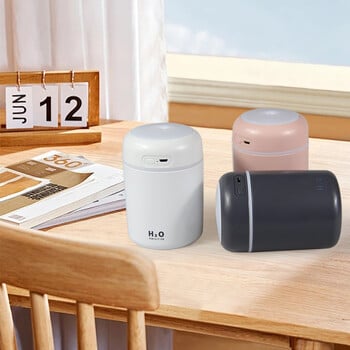 Mini Ultrasonic Air Humidifier Φορητός USB Diffuser Aroma Diffuser Car Essential Oil Humidifier Home Scent Diffuser with LED Lights