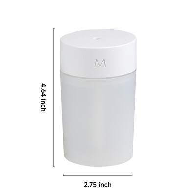 Mini ultrazvučni ovlaživač zraka, prijenosni USB difuzor mirisa, ovlaživač eteričnih ulja za automobil, kućni mirisni difuzor s LED svjetlima