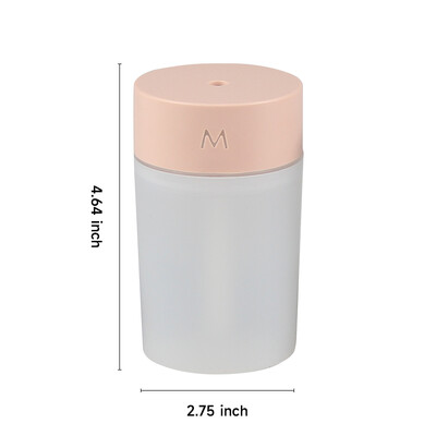 Mini ultrazvučni ovlaživač zraka, prijenosni USB difuzor mirisa, ovlaživač eteričnih ulja za automobil, kućni mirisni difuzor s LED svjetlima