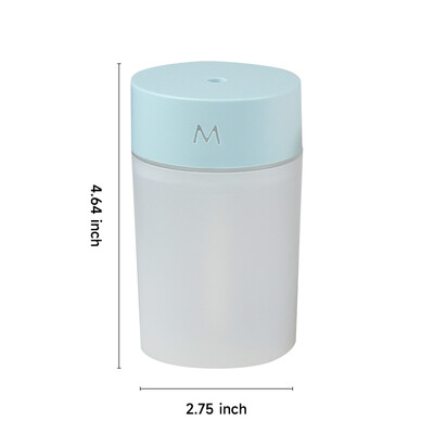 Mini ultrazvučni ovlaživač zraka, prijenosni USB difuzor mirisa, ovlaživač eteričnih ulja za automobil, kućni mirisni difuzor s LED svjetlima