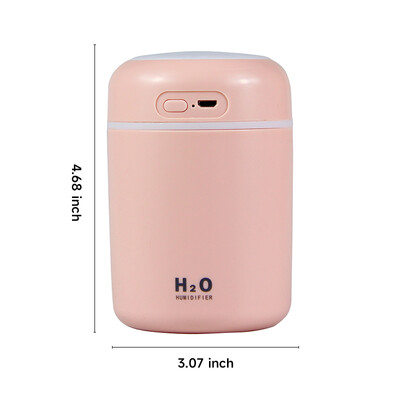 Mini ultrazvučni ovlaživač zraka, prijenosni USB difuzor mirisa, ovlaživač eteričnih ulja za automobil, kućni mirisni difuzor s LED svjetlima