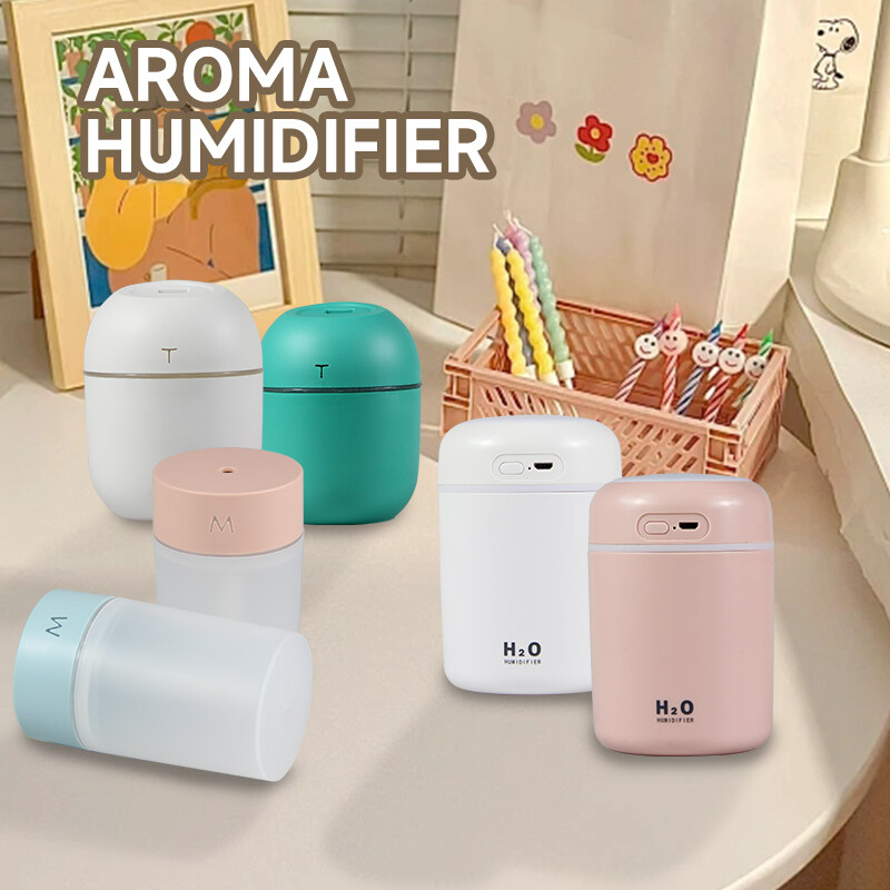 Mini ultrazvučni ovlaživač zraka, prijenosni USB difuzor mirisa, ovlaživač eteričnih ulja za automobil, kućni mirisni difuzor s LED svjetlima