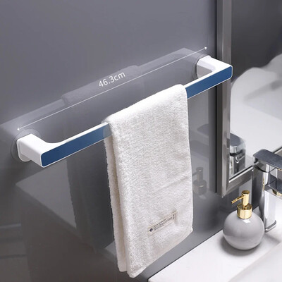 Samoljepljivi stalak za držač ručnika Zidna vješalica za ručnike Kupaonska šipka za ručnike Polica Držač role Kuka za vješanje Kupaonski organizator