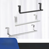 Stalak za ručnike od nehrđajućeg čelika Kupaonski držač za ručnike Stalak Kuhinjski ormarić Na vratima Viseći organizator Polica Zidna šipka za ručnike