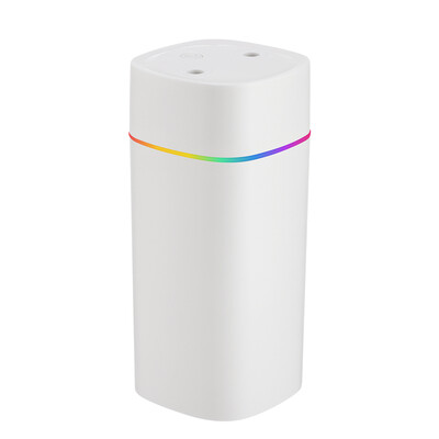 Oro drėkintuvas dvigubo purškimo prievado eterinių aliejų aromaterapinis drėkintuvas Nutildytas purkštuvas Spalvingos šviesos namų biuro automobiliui