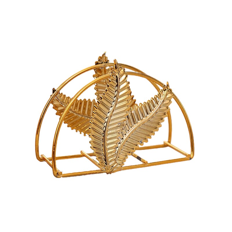 Desktop Ornament Piknik Stol Zlatni europski organizator datoteka dokumenata Stol Držač maramica za hotelski kafić