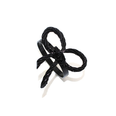 24 kom Prstenovi za salvete s leptir mašnom Držač za salvete sa leptir mašnom Prsten od ružičastog zlata za vjenčanja, rođendane, Valentinovo, večeru, dekoraciju