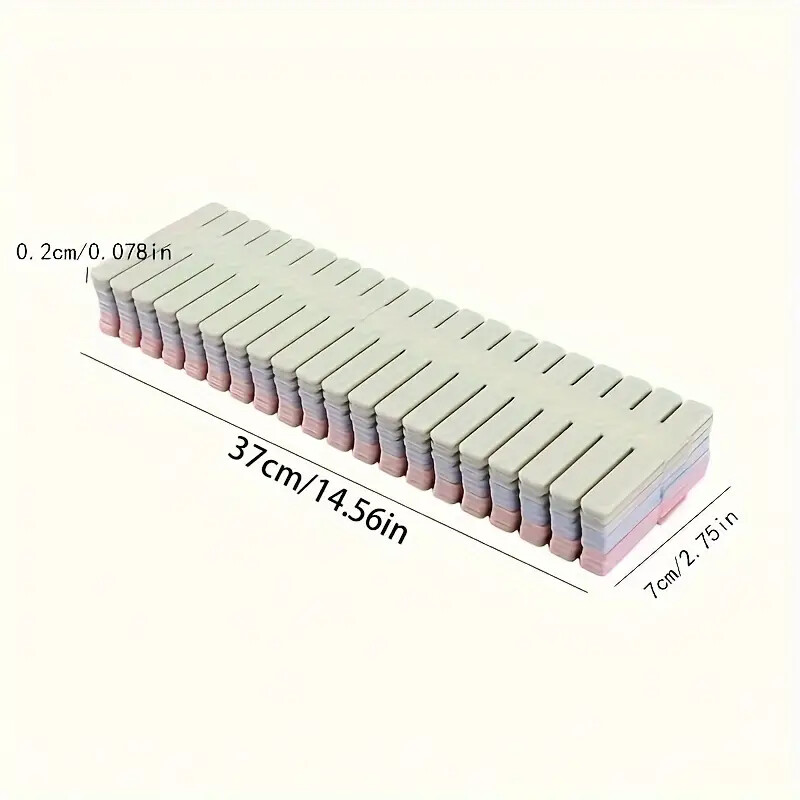 4PCS Регулируем разделител Бельо Чорапи Различни предмети Органайзер Чекмедже Домашен шкаф за съхранение Розов Аксесоари за дома Спестяване на място