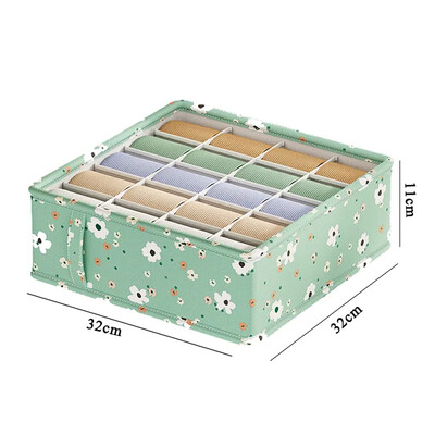 1 kom zelenog donjeg rublja Kutija za pohranu grudnjaka Čarape Podjela ladica za pohranu donjeg rublja Višenamjenski ormar za kućanstvo Klasifikacija