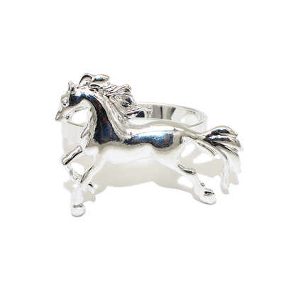 12kom konjski prstenovi za salvete slatki stolni dekor u obliku životinje za Božić, Dan zahvalnosti, Rođendanske svatove Baby Shower HWM31