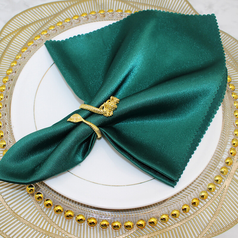 6kom prstena za salvete s kineskim zmajem, metalni prsten za držač salvete s povoljnim životinjama za novogodišnji dar za useljenje, stolni ukras HWM216