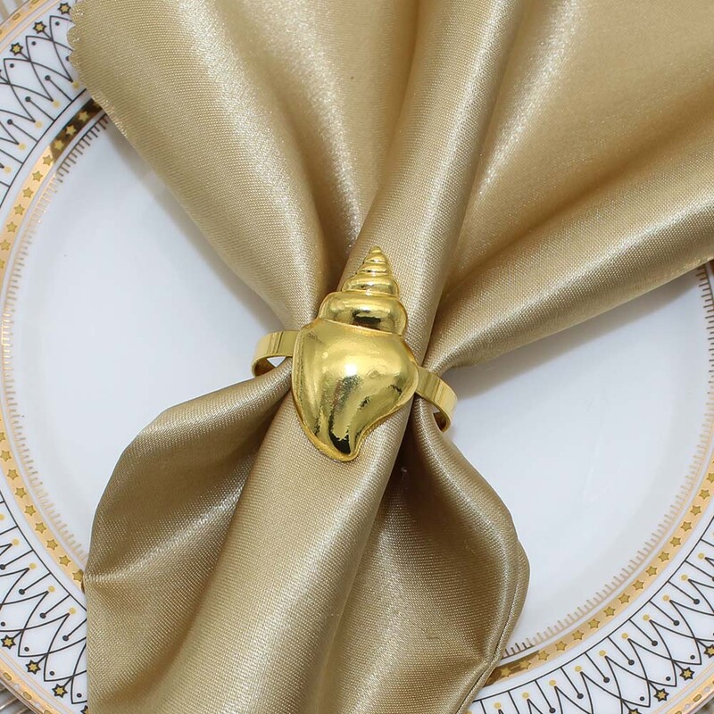 Dvianna 6 kom. Prstenovi za salvete morske kornjače Zlatni držač za salvete na temu oceana za vjenčanje, blagdanske zabave Dekoracija stola na plaži HWM92