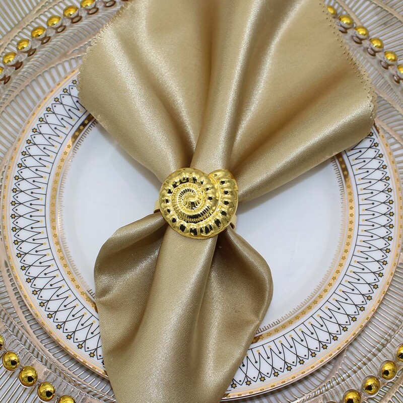 Dvianna 6 kom. Prstenovi za salvete morske kornjače Zlatni držač za salvete na temu oceana za vjenčanje, blagdanske zabave Dekoracija stola na plaži HWM92