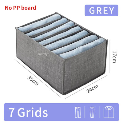 Шкаф Органайзер за панталони Шкаф Органайзер за съхранение Кутия Органайзер за съхранение на дрехи За бельо Чорап Риза Дънки Панталони Организация