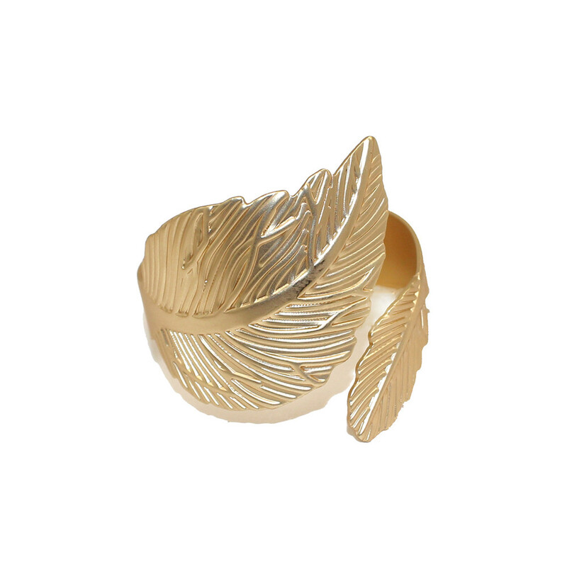 12 tk. Kuldsete lehtedega salvrätirõngas, lehtedega salvrätikuhoidja, langevad salvrätikud pandlad jõuludeks pulmadeks pidulikuks sünnipäevapeo lauakaunistus