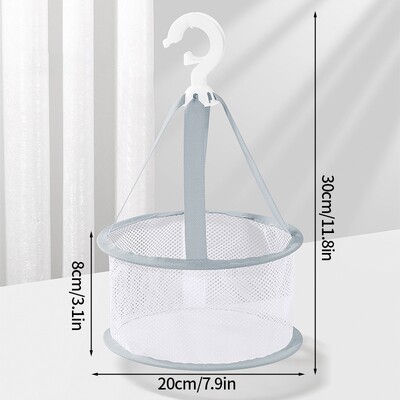 Чанта за съхранение на дрехи Висящ органайзер за стая Бельо, чорапи Висяща мрежеста чанта Кухня Баня Многофункционална чанта за съхранение