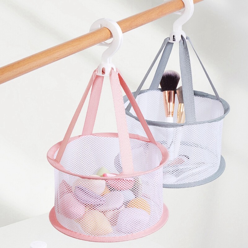 Чанта за съхранение на дрехи Висящ органайзер за стая Бельо, чорапи Висяща мрежеста чанта Кухня Баня Многофункционална чанта за съхранение