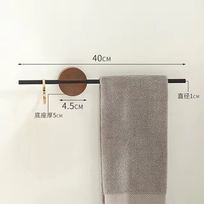 40/50 см закачалка за хавлии Закачалка за хавлии Държач за хавлии за баня Дървена стена за хавлии Рафт за баня Кухненска поставка за съхранение Домашен аксесоар
