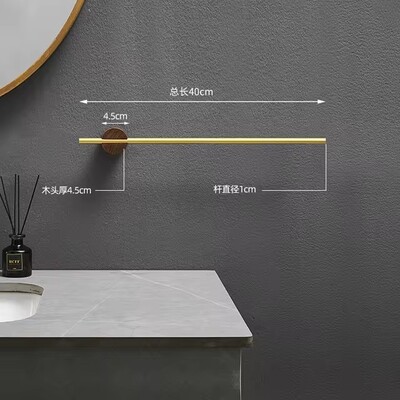 40/50 см закачалка за хавлии Закачалка за хавлии Държач за хавлии за баня Дървена стена за хавлии Рафт за баня Кухненска поставка за съхранение Домашен аксесоар