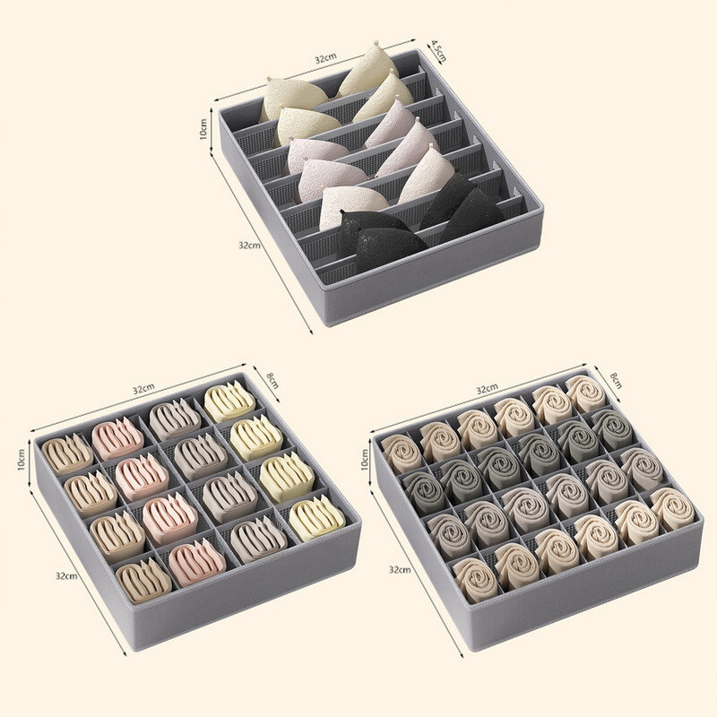 Organizator za donje rublje Kutija za odjeću Organizator za ormar Sklopivi organizator za ladice Organizacija doma i odlaganje Polica za spavaću sobu