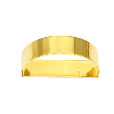 6 бр. Златен пръстен за салфетки Моден обикновен държач за салфетки Метални катарами за салфетки за Коледа Аксесоари за декорация на маса за сватбено тържество