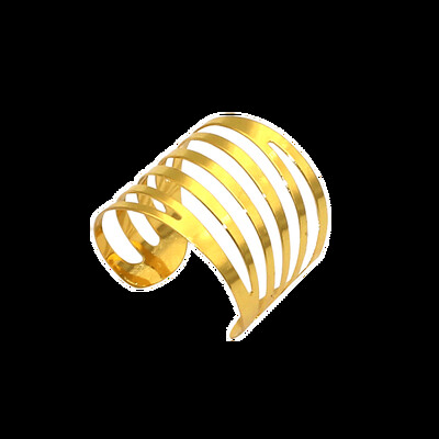 6 бр. Златен пръстен за салфетки Моден обикновен държач за салфетки Метални катарами за салфетки за Коледа Аксесоари за декорация на маса за сватбено тържество