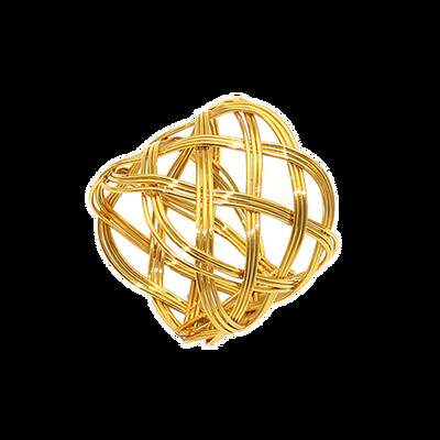 6 бр. Златен пръстен за салфетки Моден обикновен държач за салфетки Метални катарами за салфетки за Коледа Аксесоари за декорация на маса за сватбено тържество