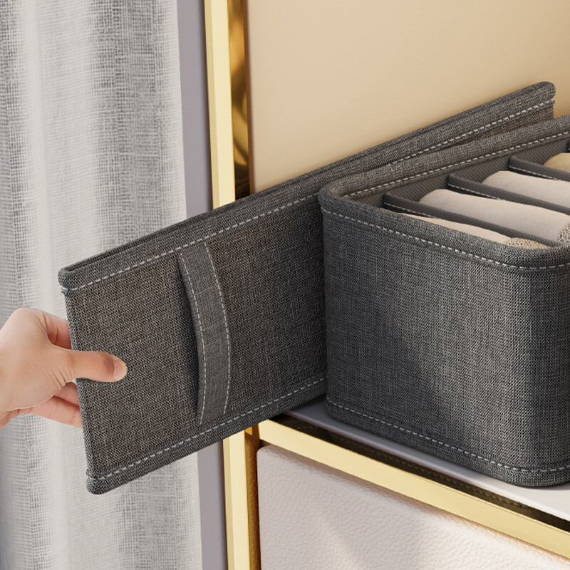 Kutija za pohranu donjeg rublja Sklopivi organizator za čarape za donje rublje Višenamjenski vodootporni organizator s pretincima