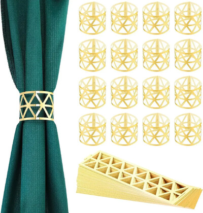 25/50Pc zlatni prstenovi za salvete Papirnati prstenovi za salvete Božićni rasuti zlatni držač za salvete za božićno vjenčanje Večera Dekoracija stola