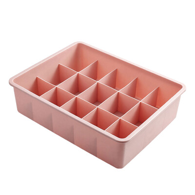 Kompaktan i učinkovit organizator za donje rublje za ormar PP plastični organizator za kutiju za pohranu donjeg rublja Kutija za pohranu ružičastog grudnjaka