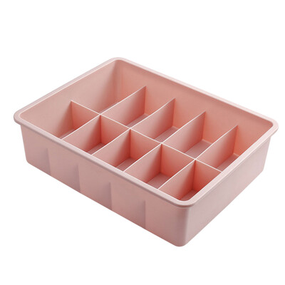 Kompaktan i učinkovit organizator za donje rublje za ormar PP plastični organizator za kutiju za pohranu donjeg rublja Kutija za pohranu ružičastog grudnjaka