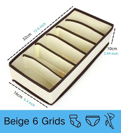 Donje rublje Grudnjak Čarape Kutija za pohranu Organizator za odjeću Kutije Organizator za ormariće Organizator za donje rublje Kutije Organizatori za garderobu