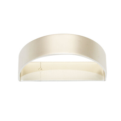 6Pcs Polukružni mat srebrni prstenovi za salvete za stolne postavke Vjenčanje Božićna zabava Stol za večeru Metalni prsteni za salvete HB68