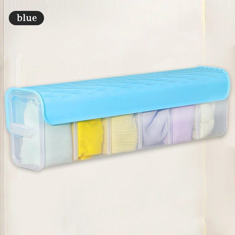 Pakabinamas permatomas apatinis trikotažas kelnaitės laikymo dėžutė kojinės laikymo dėžutė spinta Organizatorius miegamojo laikymo organizatorius