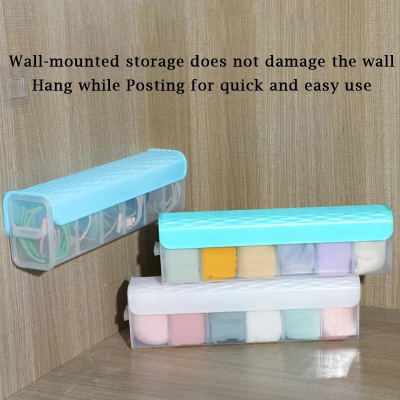 Pakabinamas permatomas apatinis trikotažas kelnaitės laikymo dėžutė kojinės laikymo dėžutė spinta Organizatorius miegamojo laikymo organizatorius