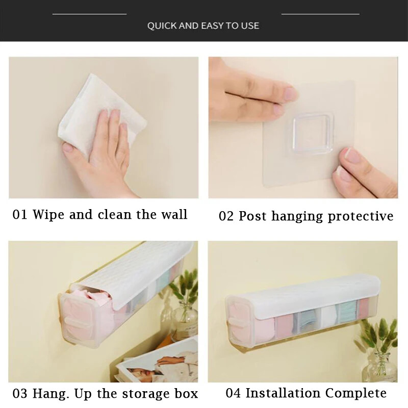 Pakabinamas permatomas apatinis trikotažas kelnaitės laikymo dėžutė kojinės laikymo dėžutė spinta Organizatorius miegamojo laikymo organizatorius