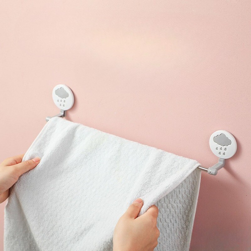 1PC neperforirani jednopolni stalak za ručnike, kupaonica, bešavno samoljepljivo spremište, nehrđajući čelik