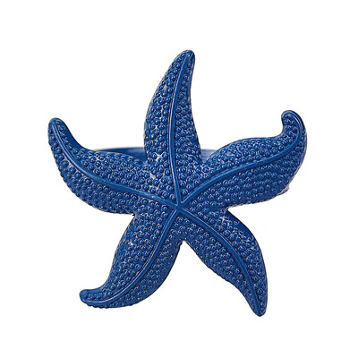 Obalna morska stvorenja, metalni prsteni za salvete, 6 kom., plavi nautički držači za salvete za kućni dekor, blagovaonski stol, banket, obiteljsko okupljanje