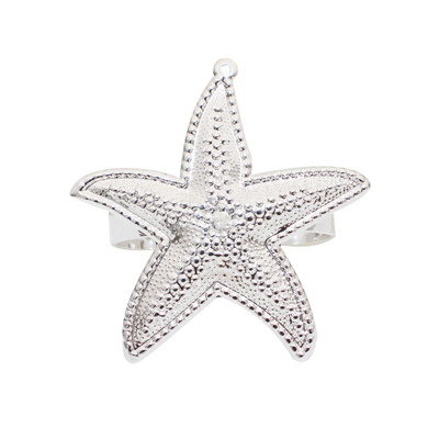 Dvianna 8kom/set prstenovi za salvete s temom oceana, retro metalni držači za salvete za kućnu plažu, dekoracija stola za vjenčanje HWM224