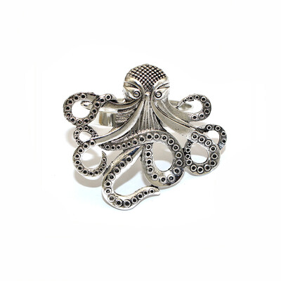 Dvianna 8kom/set prstenovi za salvete s temom oceana, retro metalni držači za salvete za kućnu plažu, dekoracija stola za vjenčanje HWM224